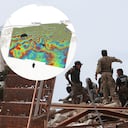Un análisis satelital reveló el enorme impacto que dejaron los sismos en el terreno.