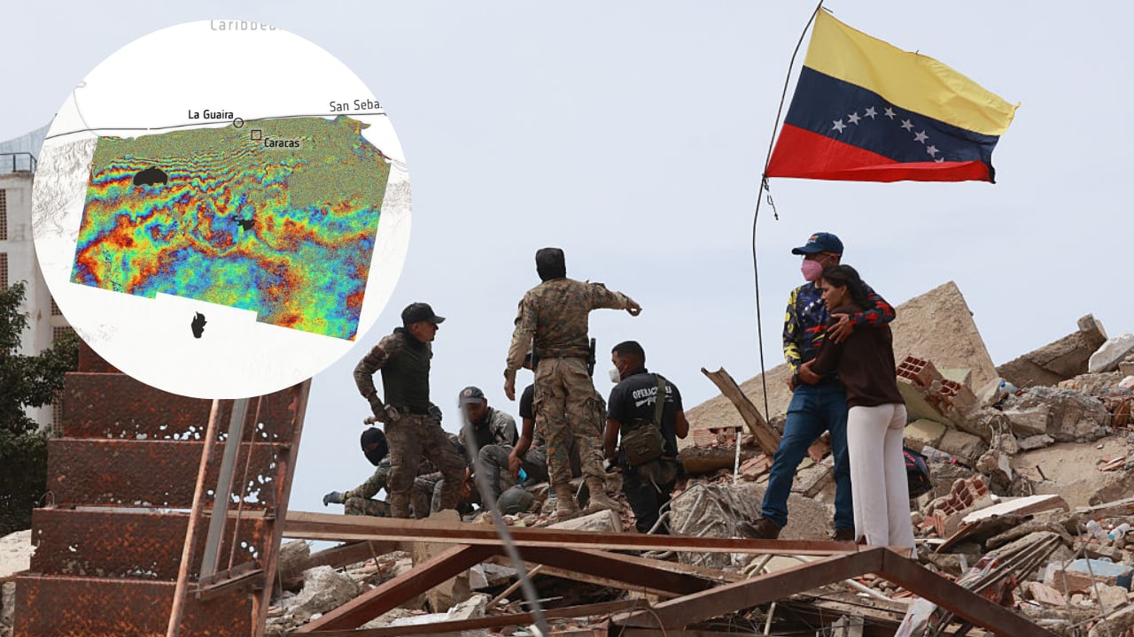 La superficie venezolana sufrió una deformación que solo pudo verse desde el espacio.