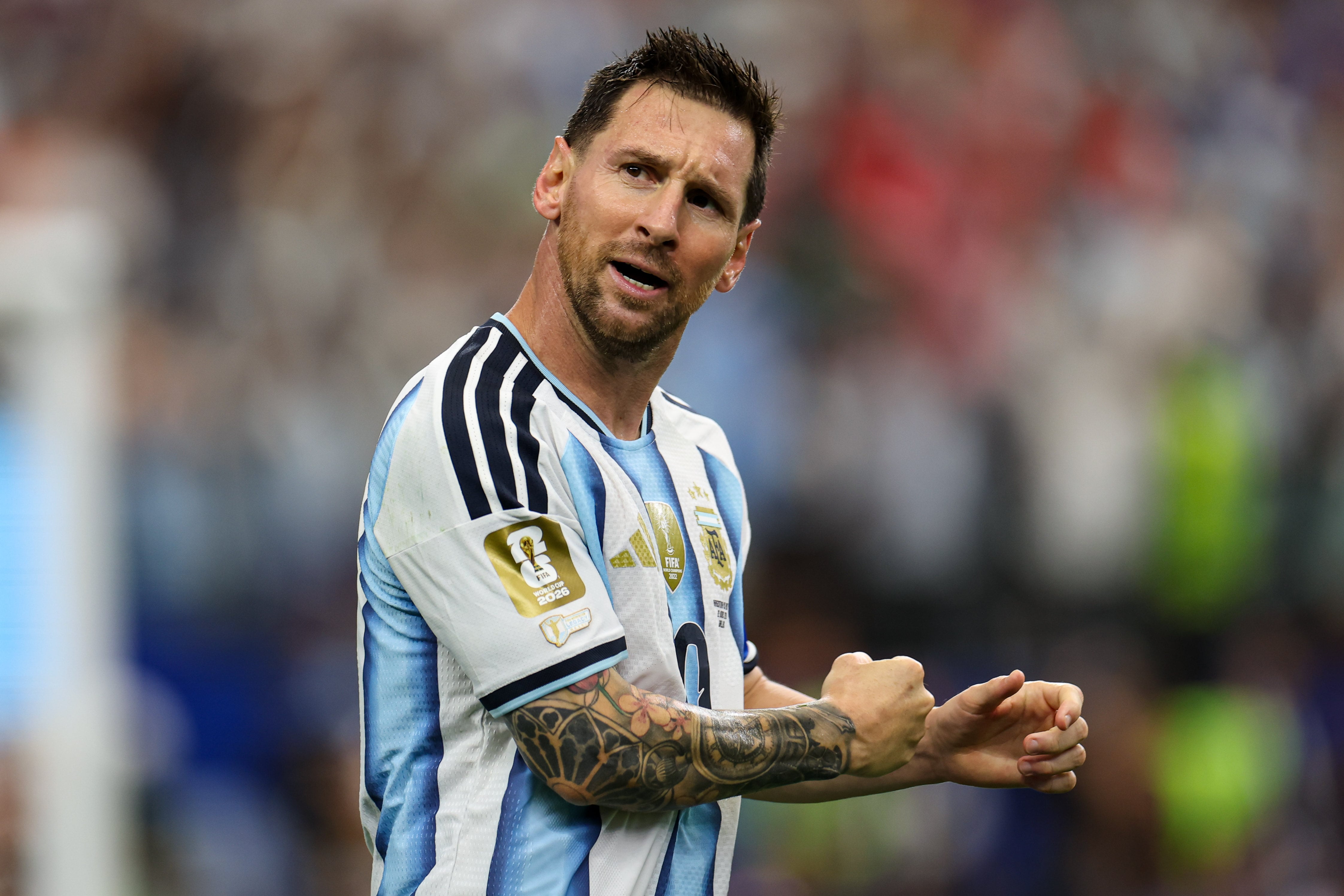 Lionel Messi contra Austria