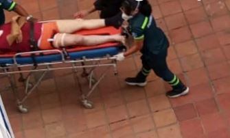 Los heridos fueron auxiliados por personal médico.