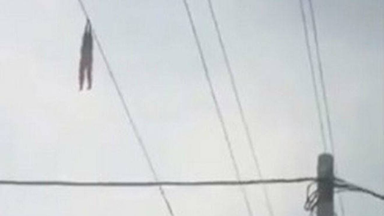 Por fortuna la niña no sufrió heridas de consideración/Imagen: captura de video