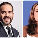 El presidente de Colombia, Abelardo De La Espriella, y la congresista estadounidense María Elvira Salazar.