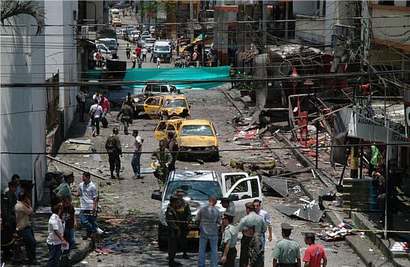 El vehículo fue activado cuando en el sector se registraba un movimiento alto de transeúntes.