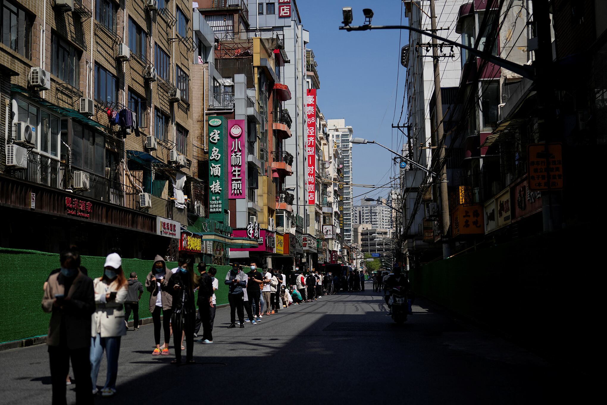 La vida bajo encierro en Shanghái