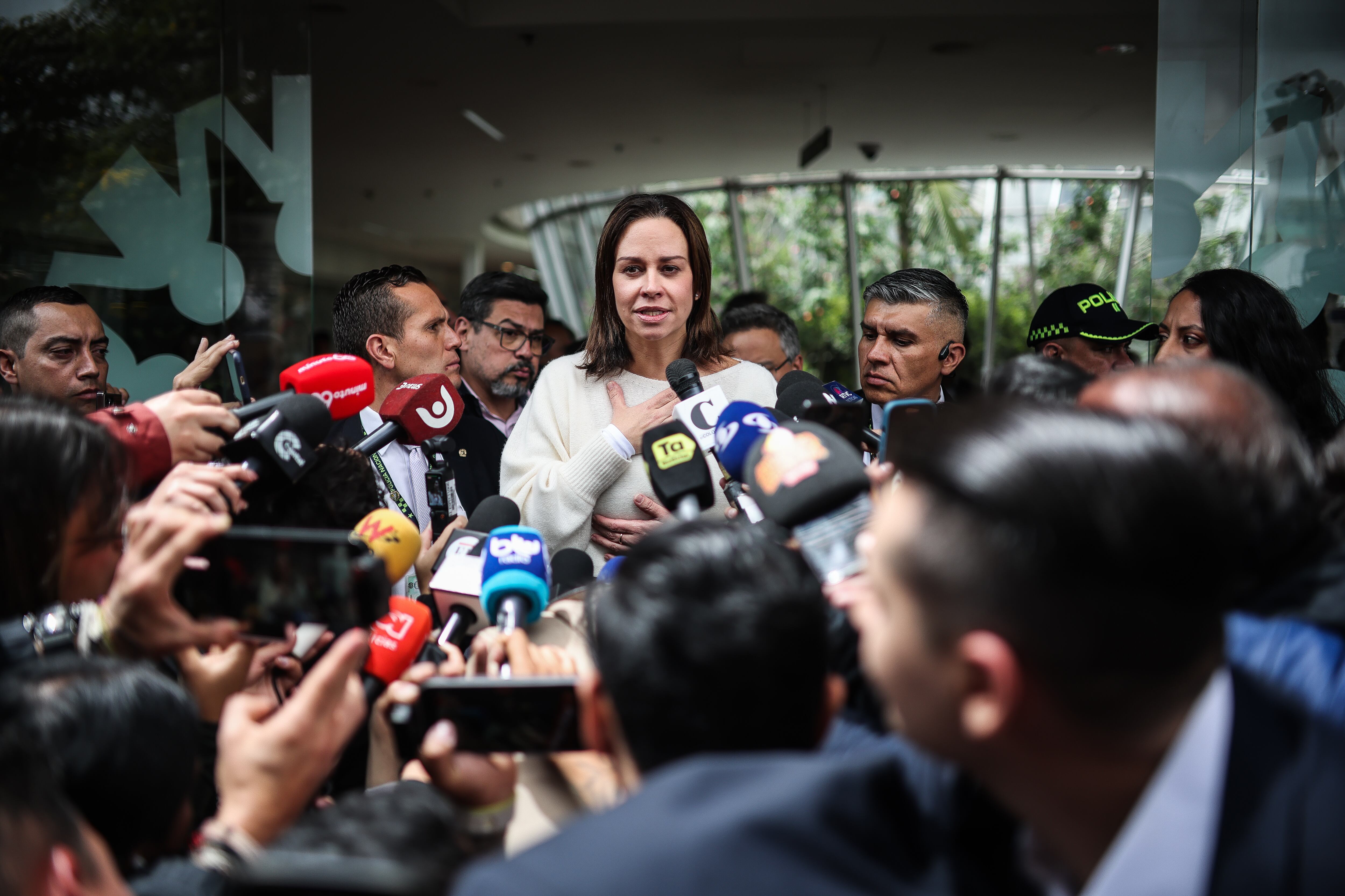 María Claudia Tarazona, esposa de Miguel Uribe Turbay