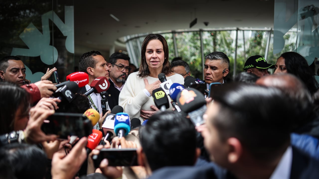 María Claudia Tarazona, esposa de Miguel Uribe Turbay; declaraciones en la Fundación Santa Fe.