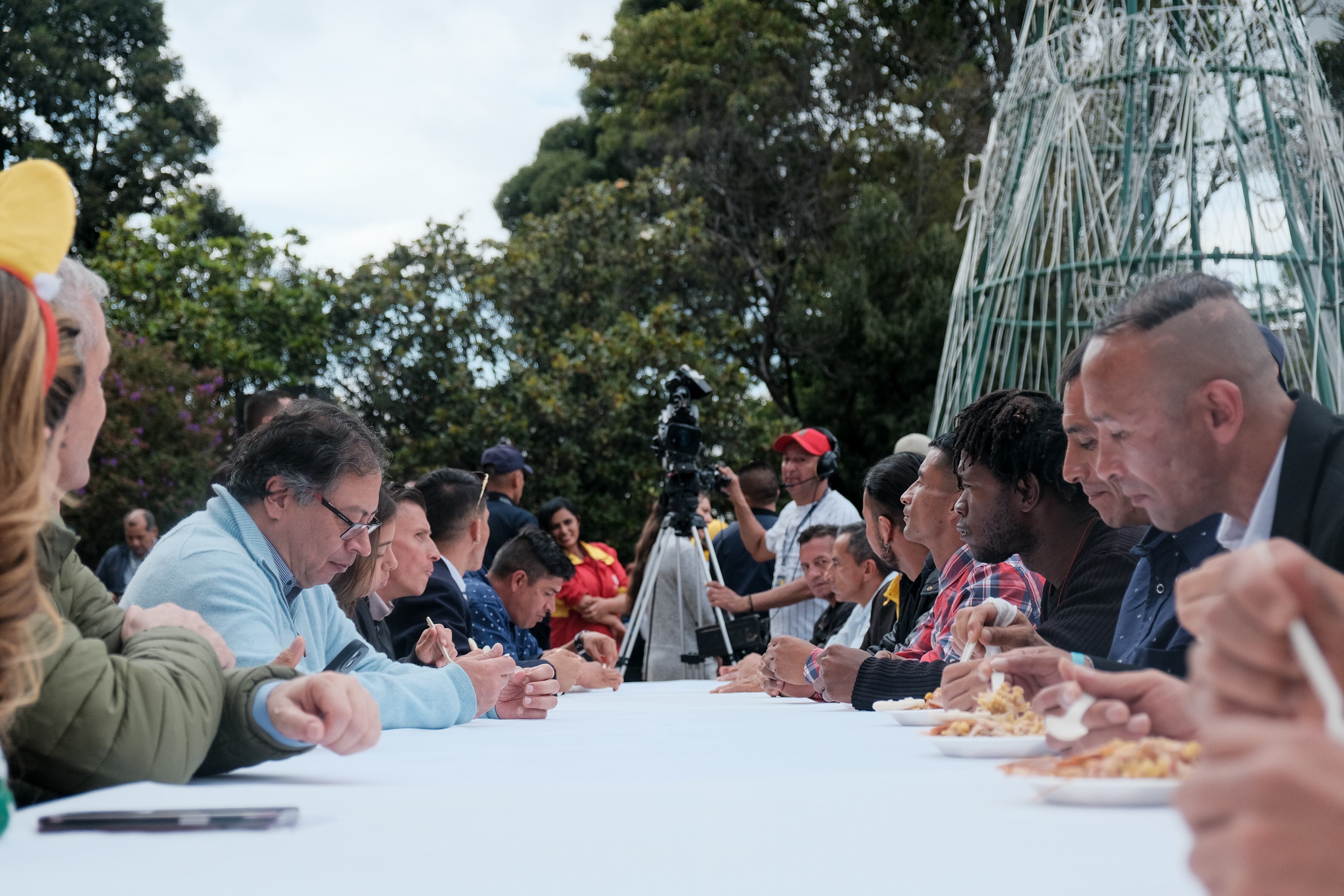 En la Casa de Nariño se celebró el Día de Navidad con población vulnerable como invitada.