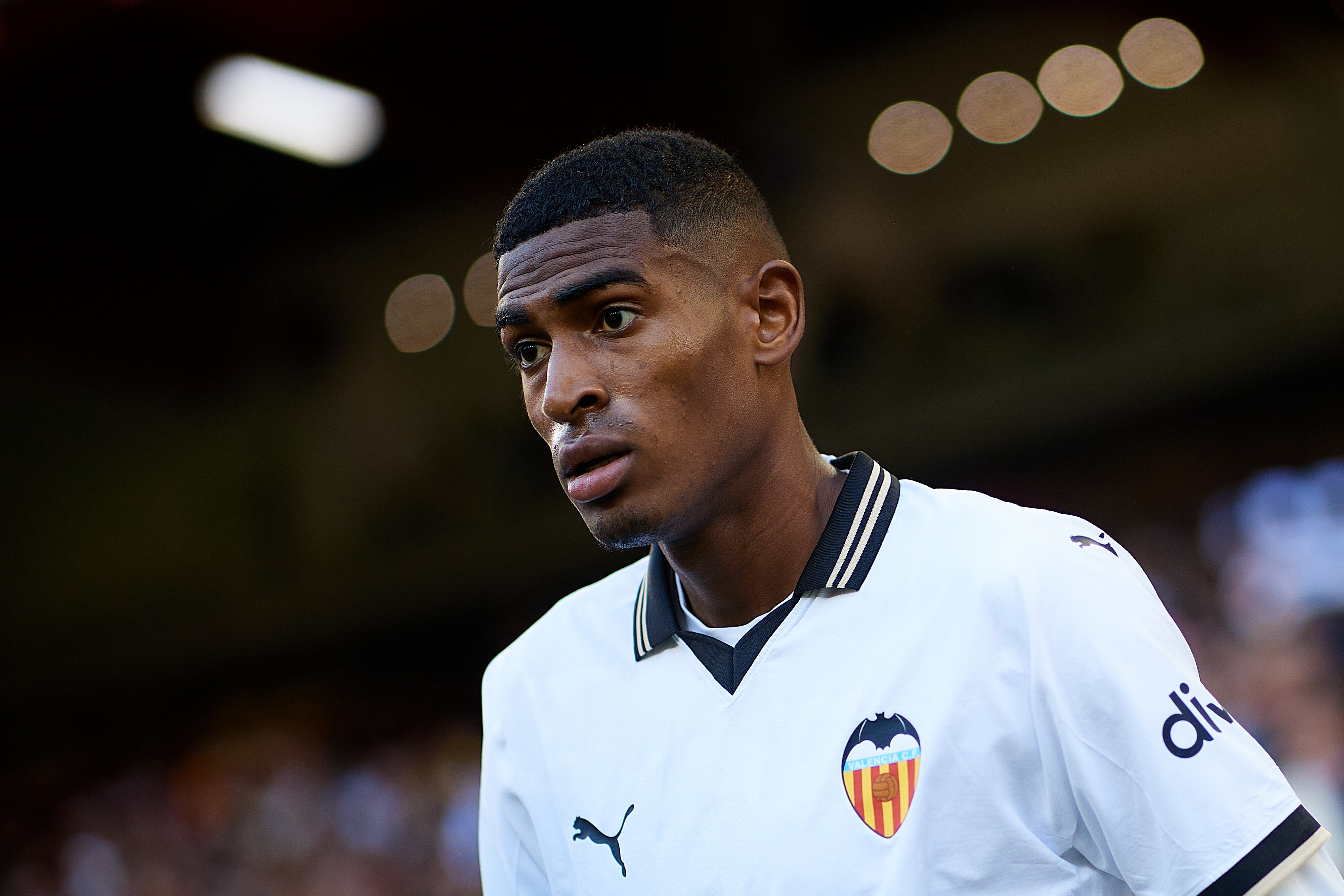 Cristhian Mosquera en su paso por Valencia