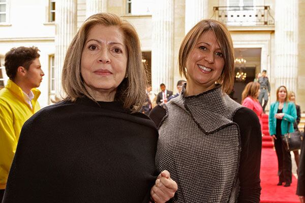 Pastora Correa y Carolina Obregón.