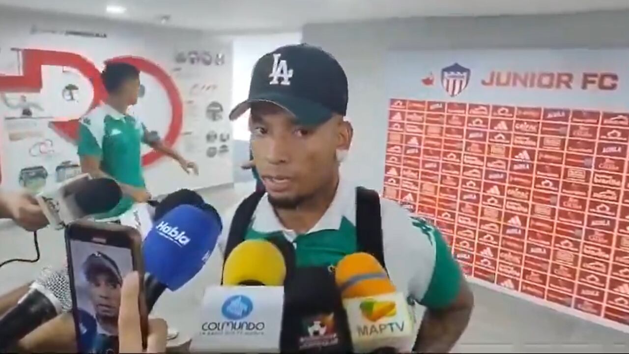 Jarlan Barrera sorprendió a los hinchas junioristas