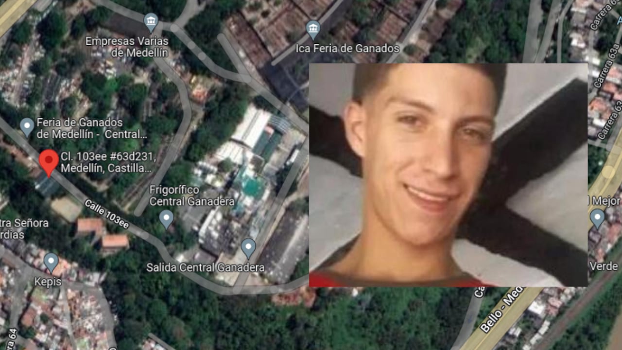 Kevin Steven Gómez, reportado como desaparecido y hallado sin vida en un terreno de Medellín.