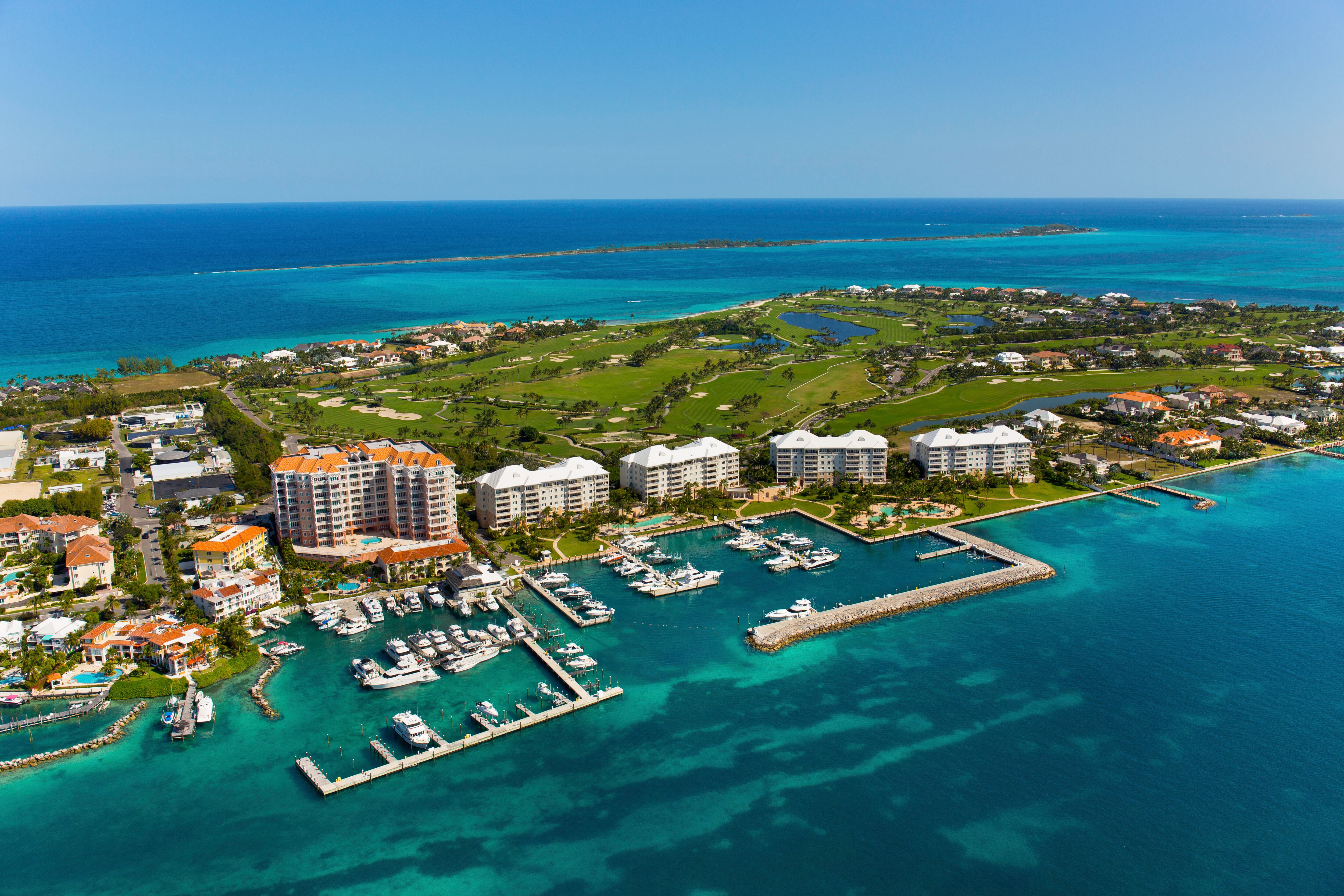 Ocean Club Golf Course and homes Paradise Island Nassau Bahamas