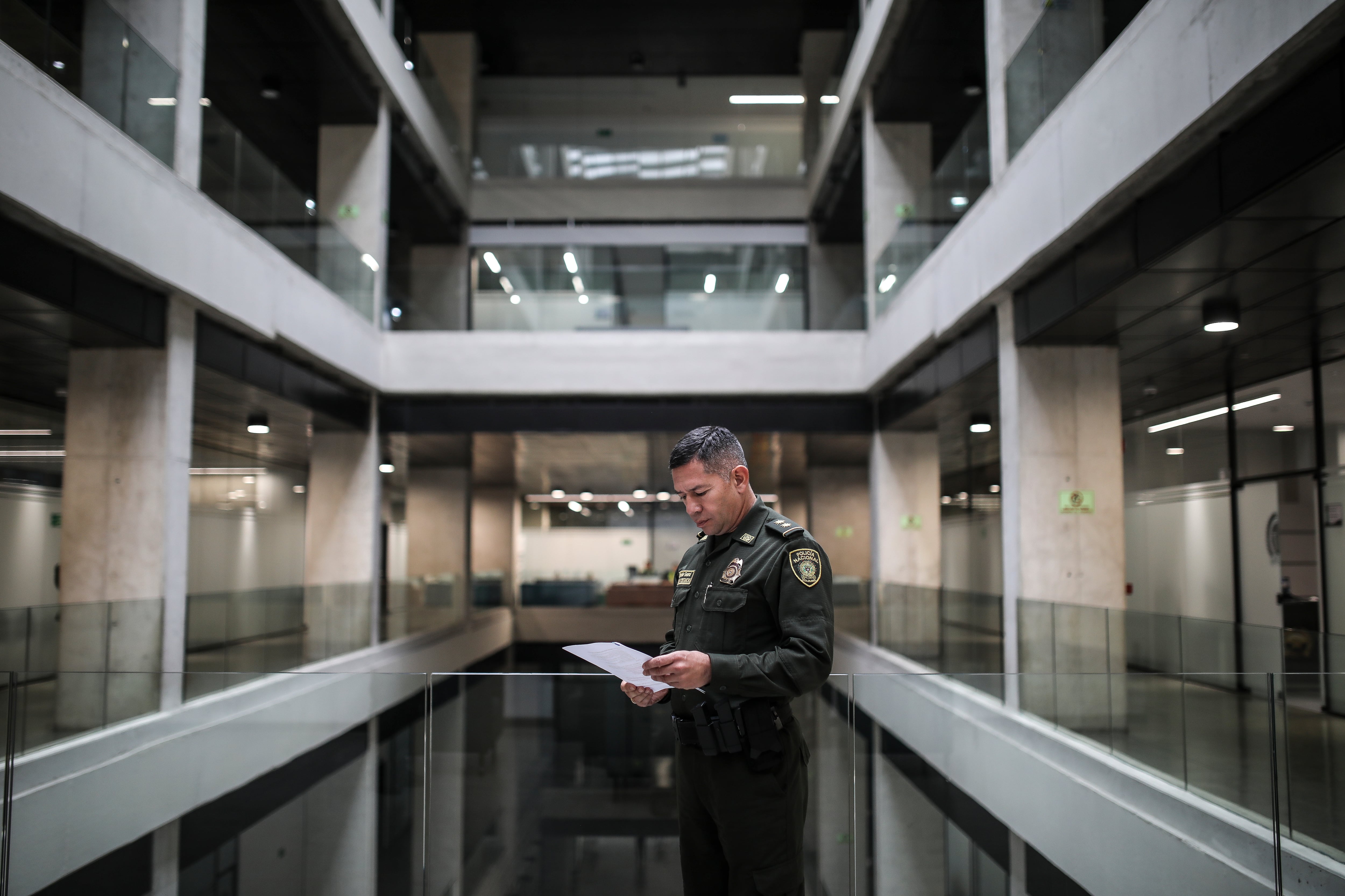 Brigadier General Giovanni Cristancho
comandante de la Policía de Bogotá