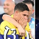 Juan Fernando Quintero y Alejandro Domínguez se cruzaron en la premiación de la Sudamericana