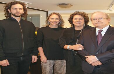 Camilo Villegas, María Villegas, Clara Lucía de Villegas y Benjamín Villegas.