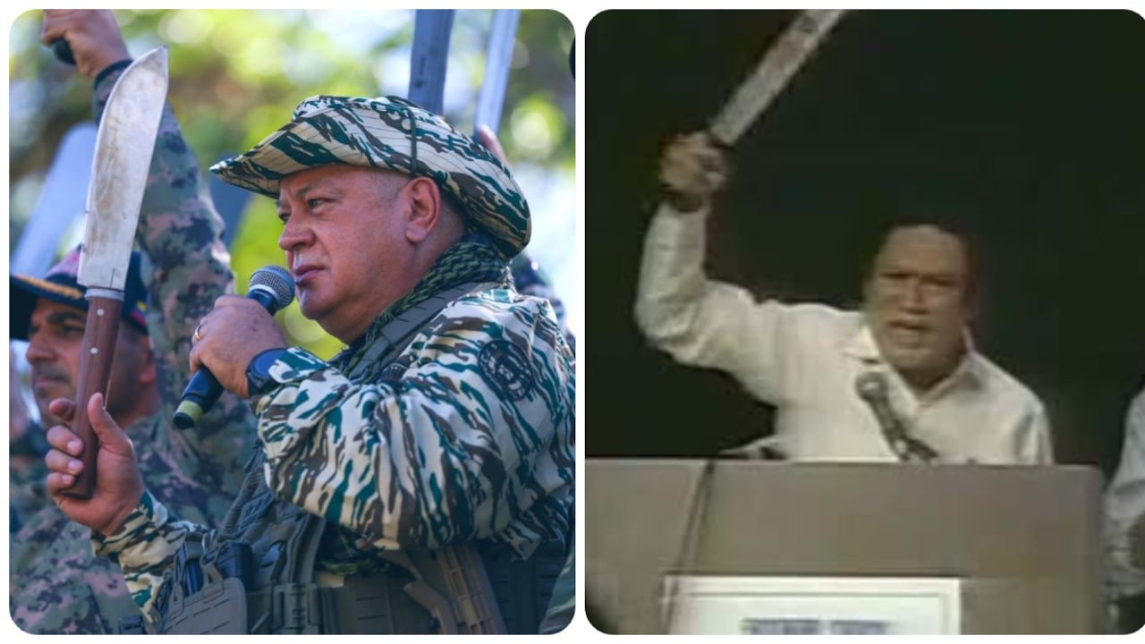 Diosdado Cabello y Manuel Noriega