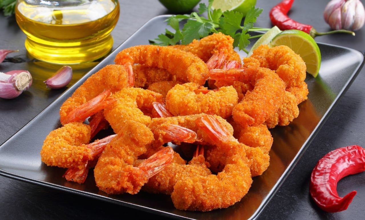 Camarones apanados