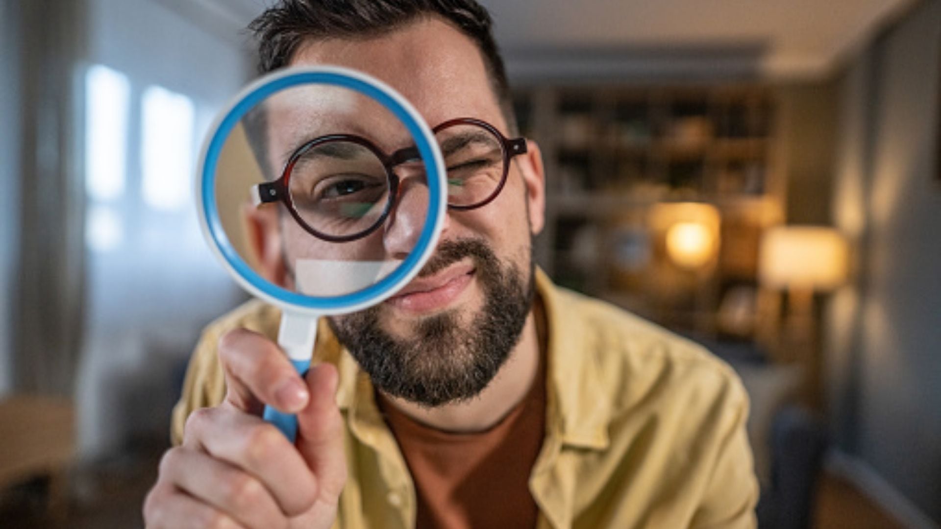 Imagen de referencia de persona buscando un objeto.
