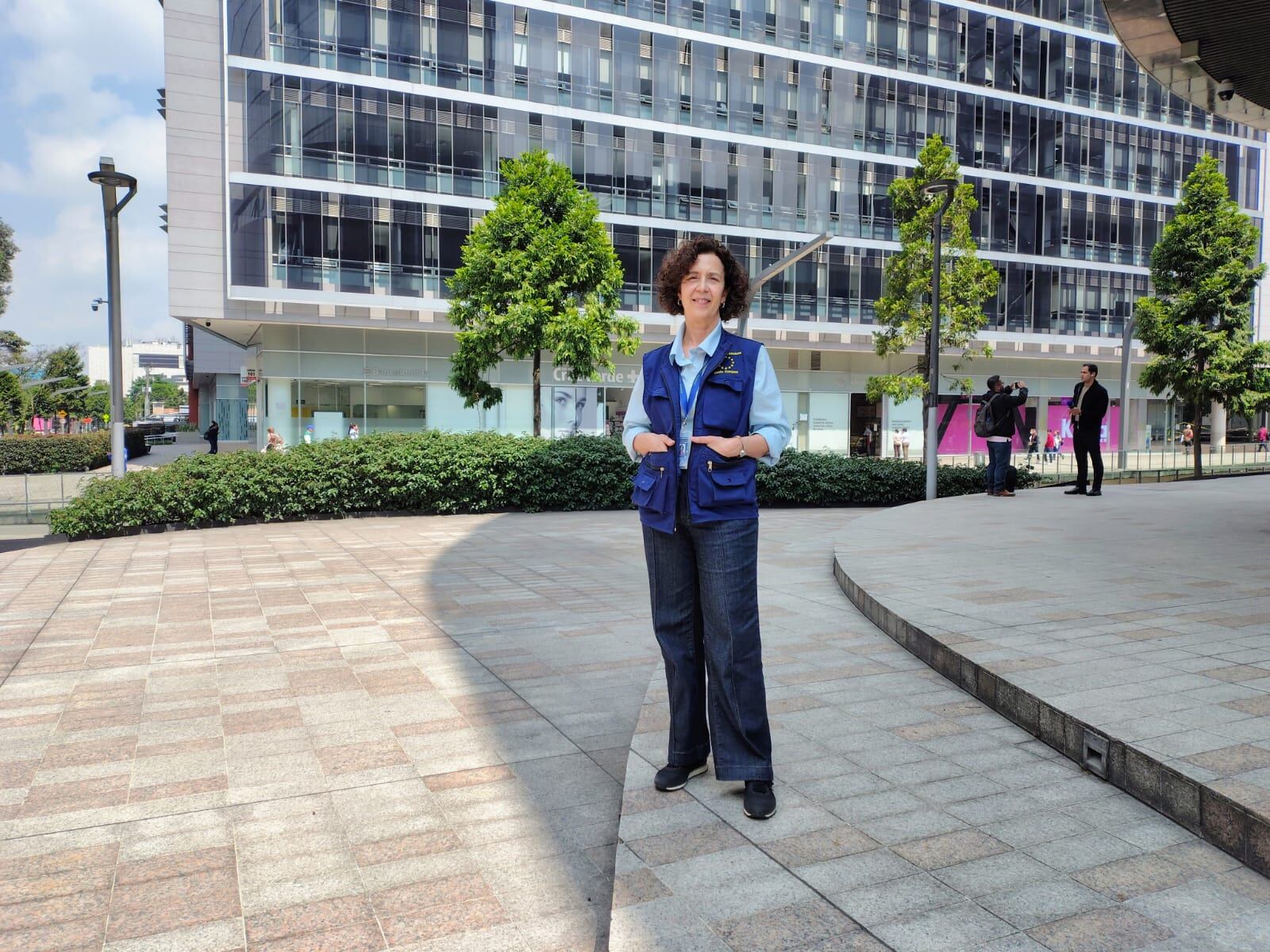 Cristina Alves, miembro del equipo de observadores de la UE.