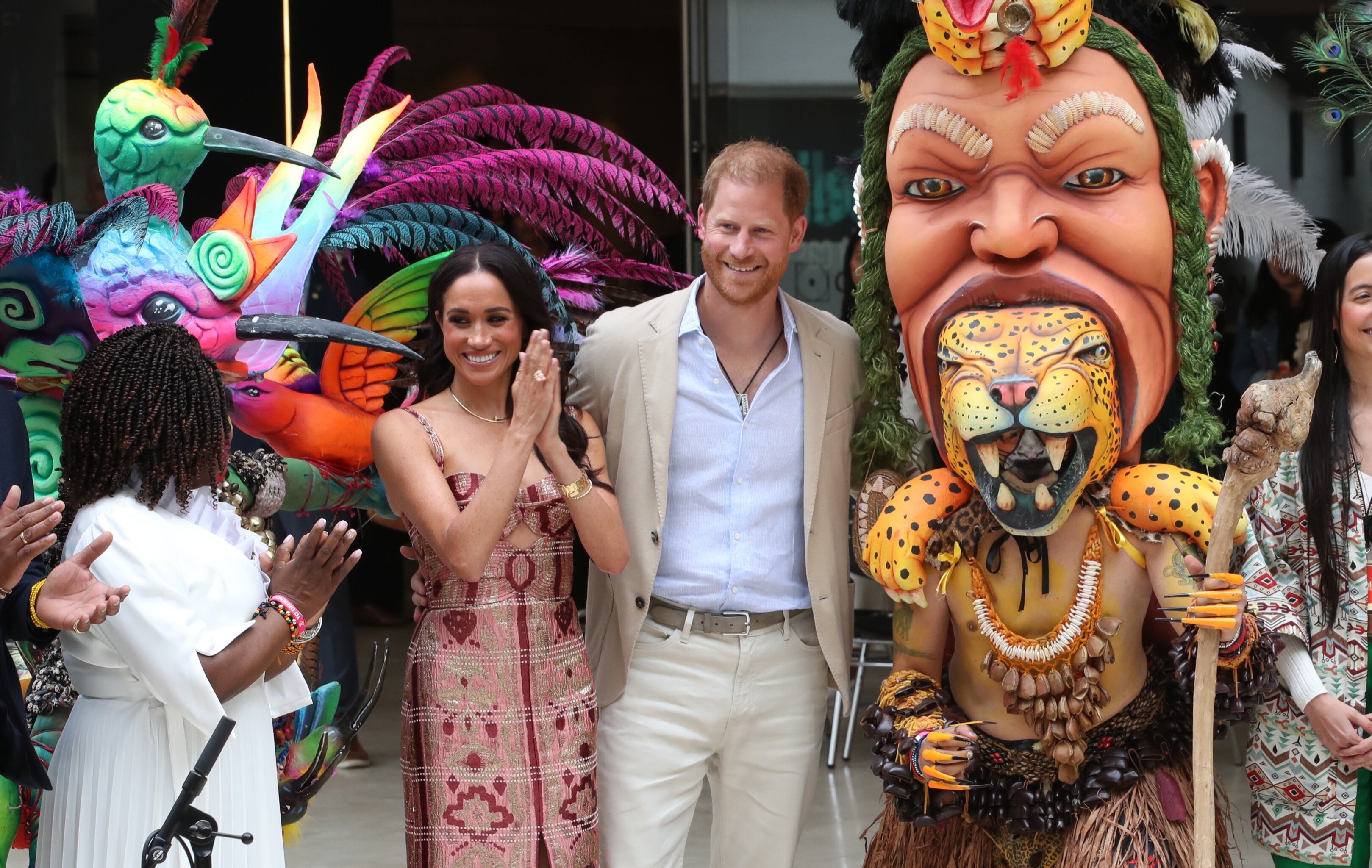 Vicepresidenta Francia Márquez Visita El príncipe Harry y Meghan Markle, y su viaje a Colombia los duques de Sussex Bogotá 15 agosto 2024