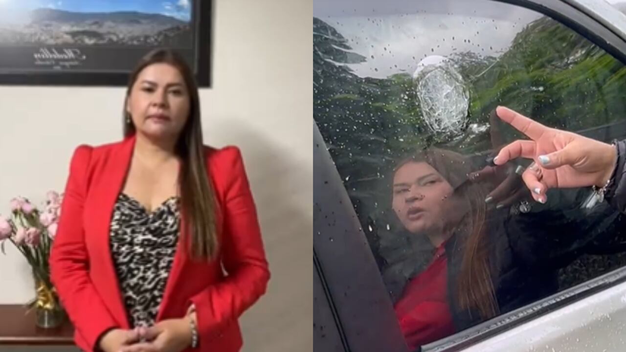 Leticia Orrego denuncia ser víctima de atentado en Medellín.
