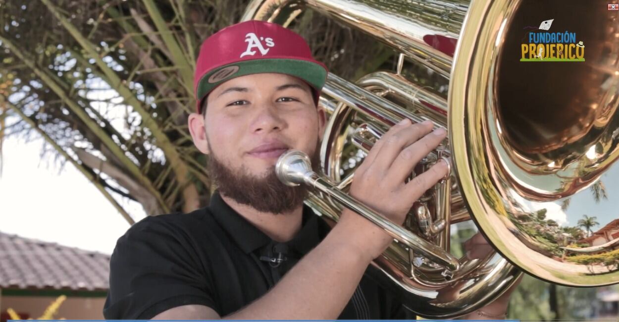Mateo Giraldo, integrante de Identidad Jericó.