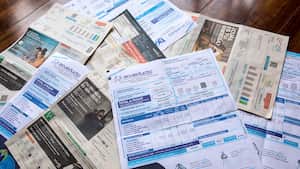 Recibos, facturas, servicios públicos.
Bogotá Mayo 8 de 2020.
Foto: Juan Carlos Sierra-Revista Semana.