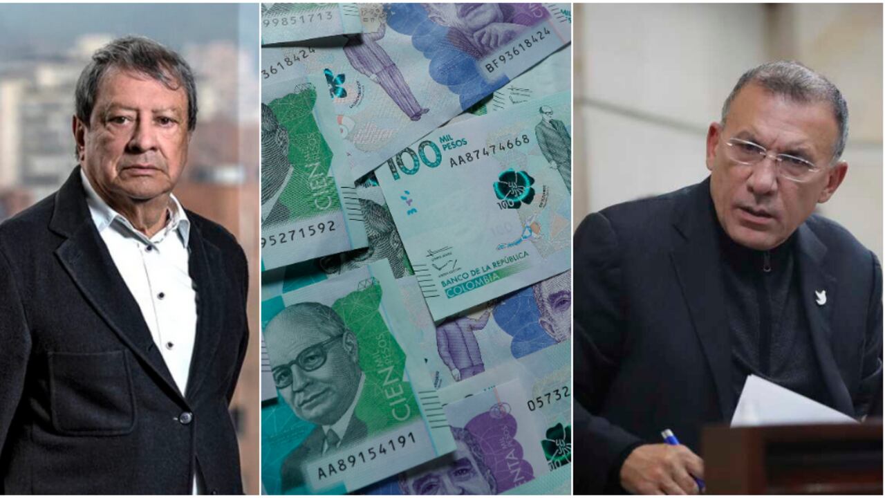 El empresario Mario Hernández, billetes colombianos y el senador Roy Barreras