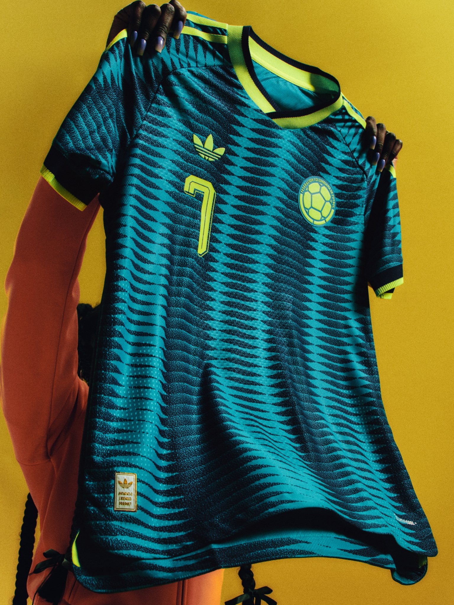 Camiseta suplente de la Selección Colombia para el Mundial 2026