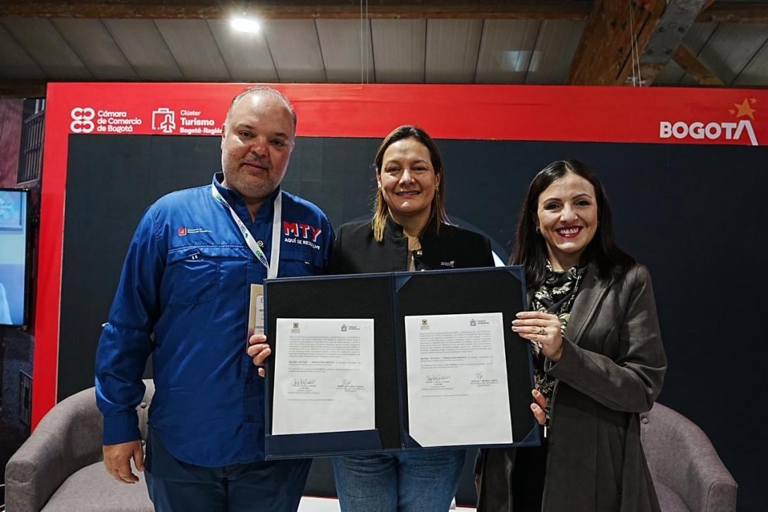 Bogotá y Monterrey fortalecen cooperación turística.