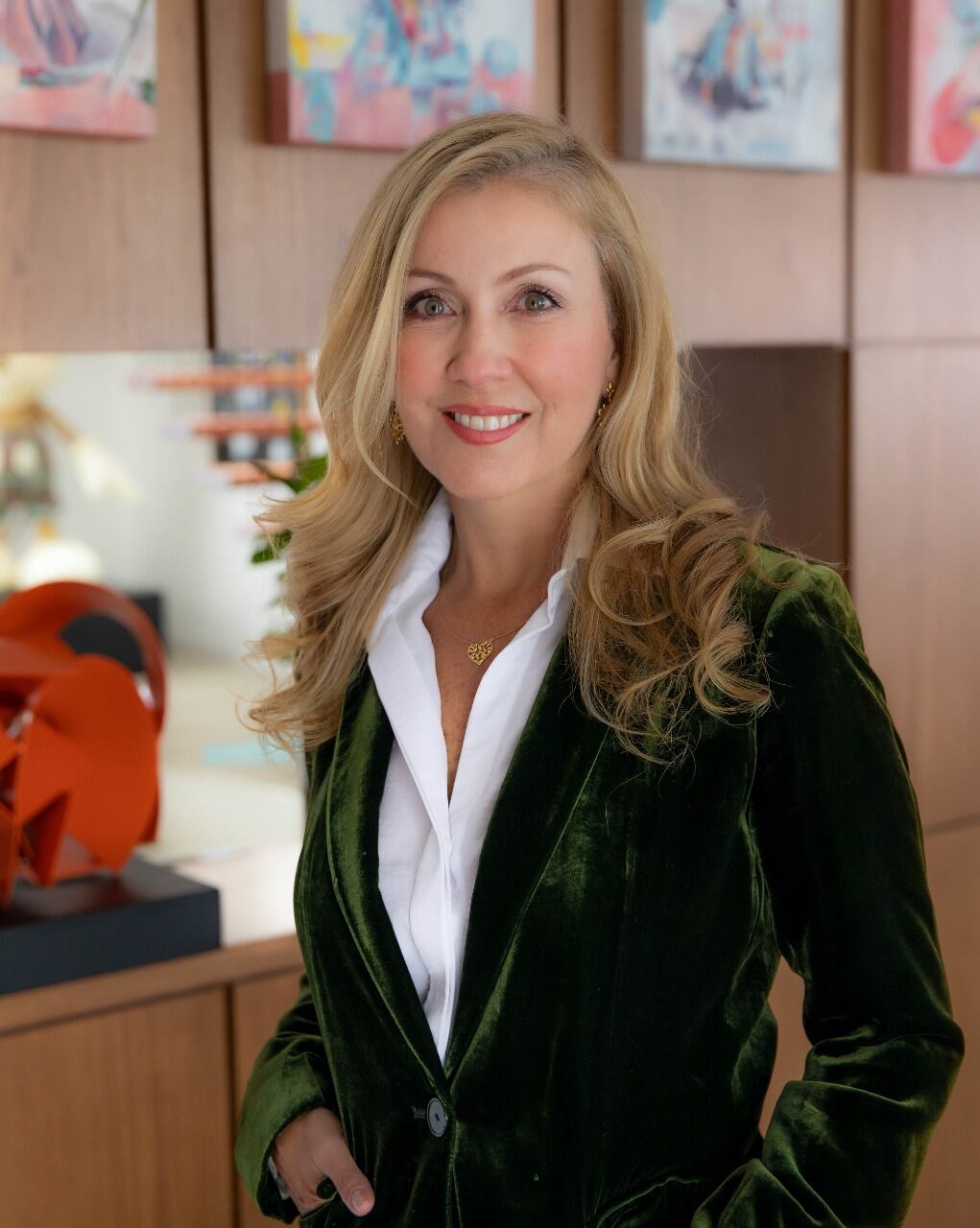 presidenta de Findeter, Sandra Gómez Arias