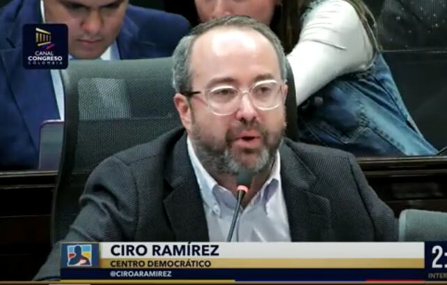 Ciro Ramírez, congresista del Centro Democrático