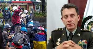 General Henry Sanabria, director de la Policía, se reunió con integrantes de la ‘primera línea’