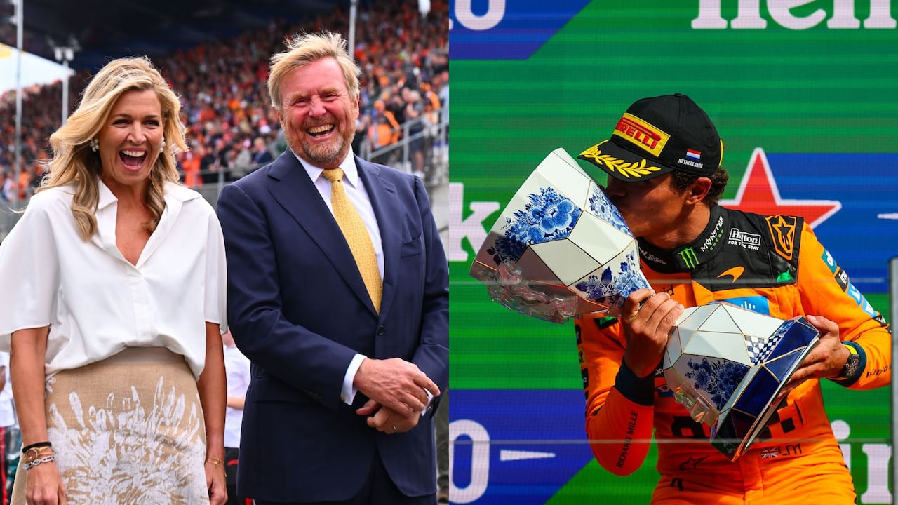Los reyes de Países Bajos se robaron las miradas del Paddock, mientras Lando Norris sellaba su triunfo en la pista.