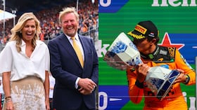 Los reyes de Países Bajos se robaron las miradas del Paddock, mientras Lando Norris sellaba su triunfo en la pista.