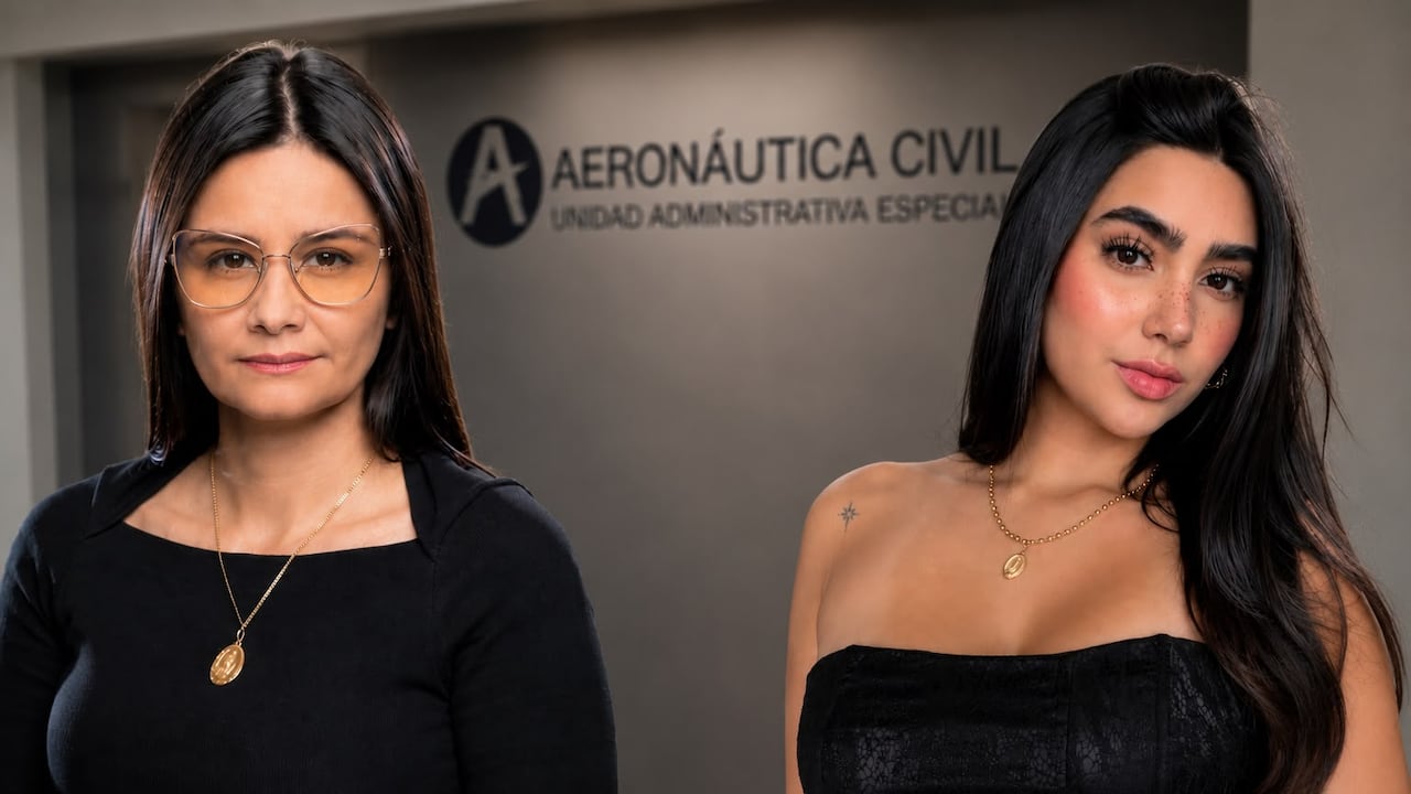 Angie Rodríguez, Aeronáutica Civil y Gabriela Muñoz.