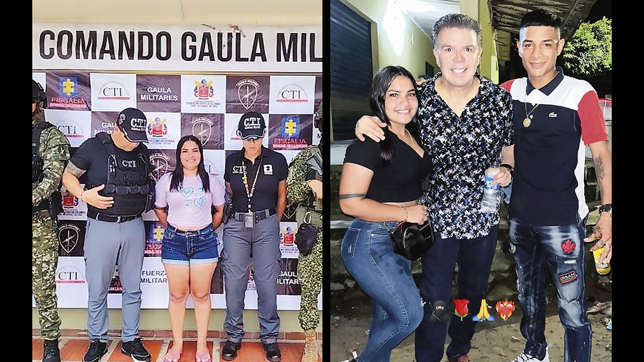 Naín tiene una relación con alias la Bebecita. Ella fue capturada por concierto para delinquir, pero un juez la envió a detención domiciliaria.