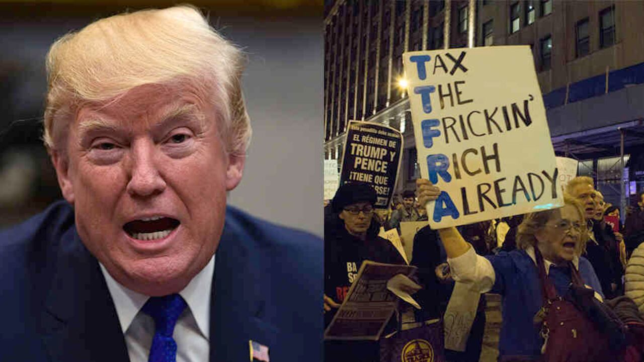 Trump dijo que su propuesta no ayudaría a los contribuyentes más ricos, ni lo beneficiaría personalmente. Foto: AP - Susan Walsh