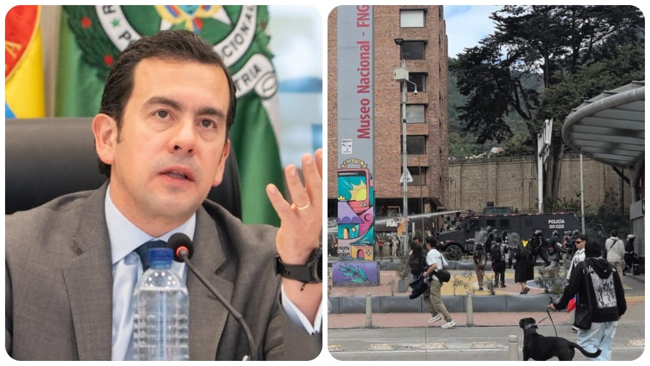 El ministro del Interior, Rodrigo Lara, se pronunció sobre las manifestaciones en Bogotá.