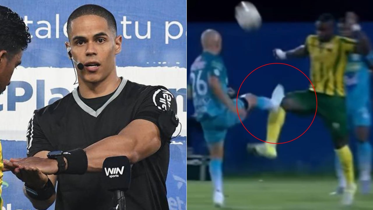 Alejandro Moncada, juez que arbitró en el partido entre Jaguares y Real Cartagena.