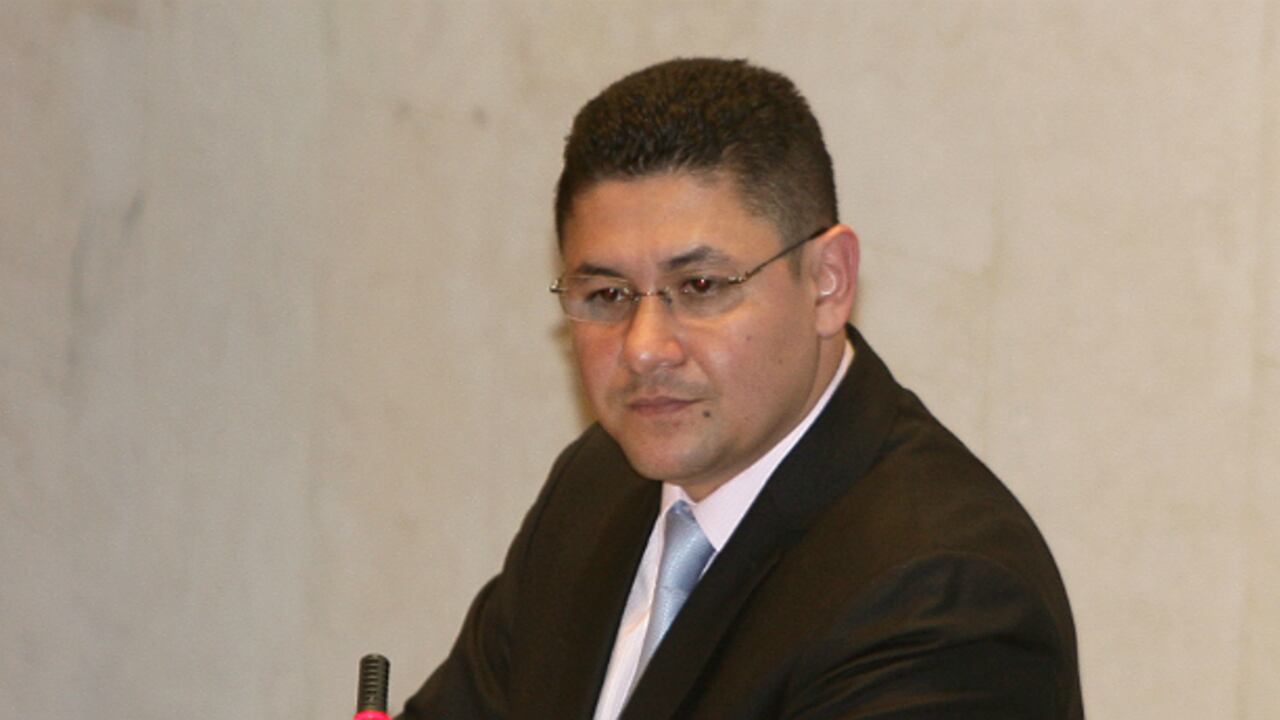 Alias 'Don Antonio' jefe paramilitar AUC en audiencia en la Corte Suprema contra el exdirector del DAS Jorge Noguera por las chuzadas ilegales.