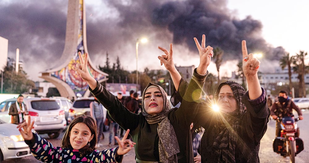 Durante esta semana, ha habido cientos de celebraciones en Siria por la caída del régimen.