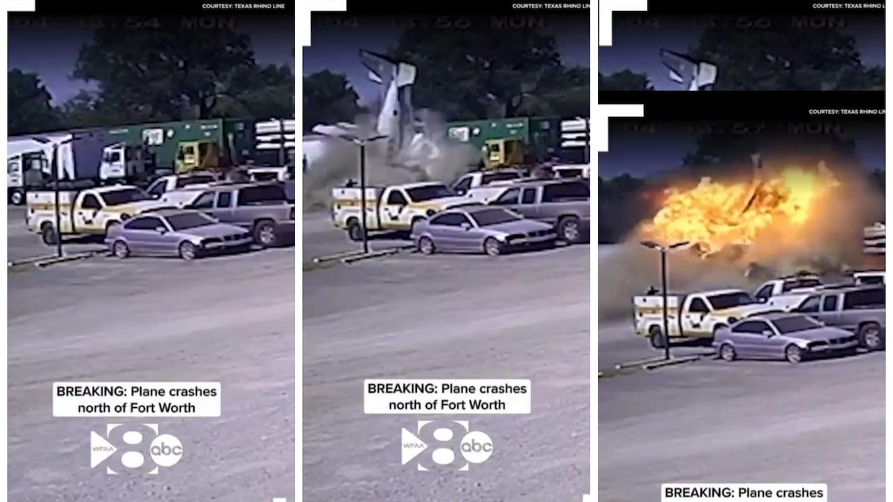 Se reportó un fuerte accidente aéreo en Texas.