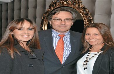 Juanita Leyva, Pablo Vaquero y María Mercedes Ibáñez.