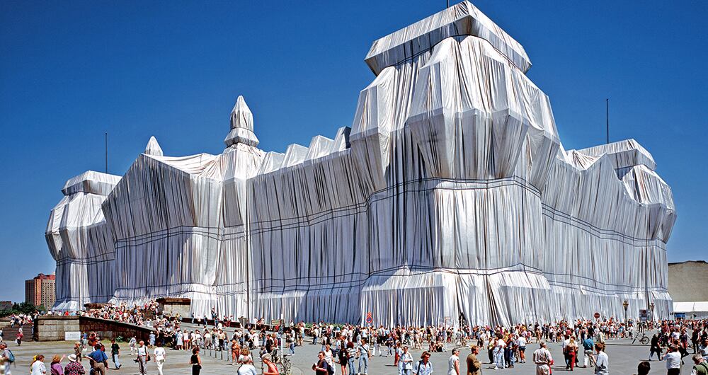 El Reichstag envuelto, Berlín (1972-1995). 