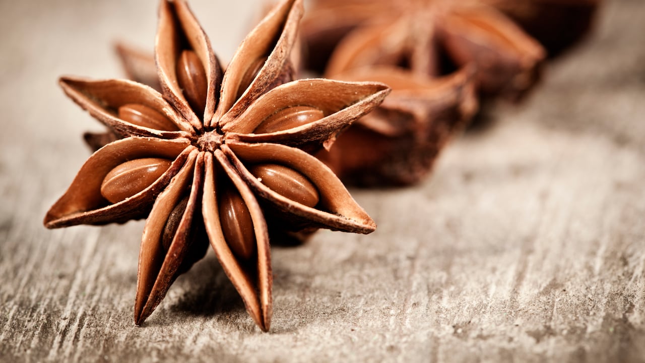 El anís es una planta de origen chino, muy usada en la gastronomía.