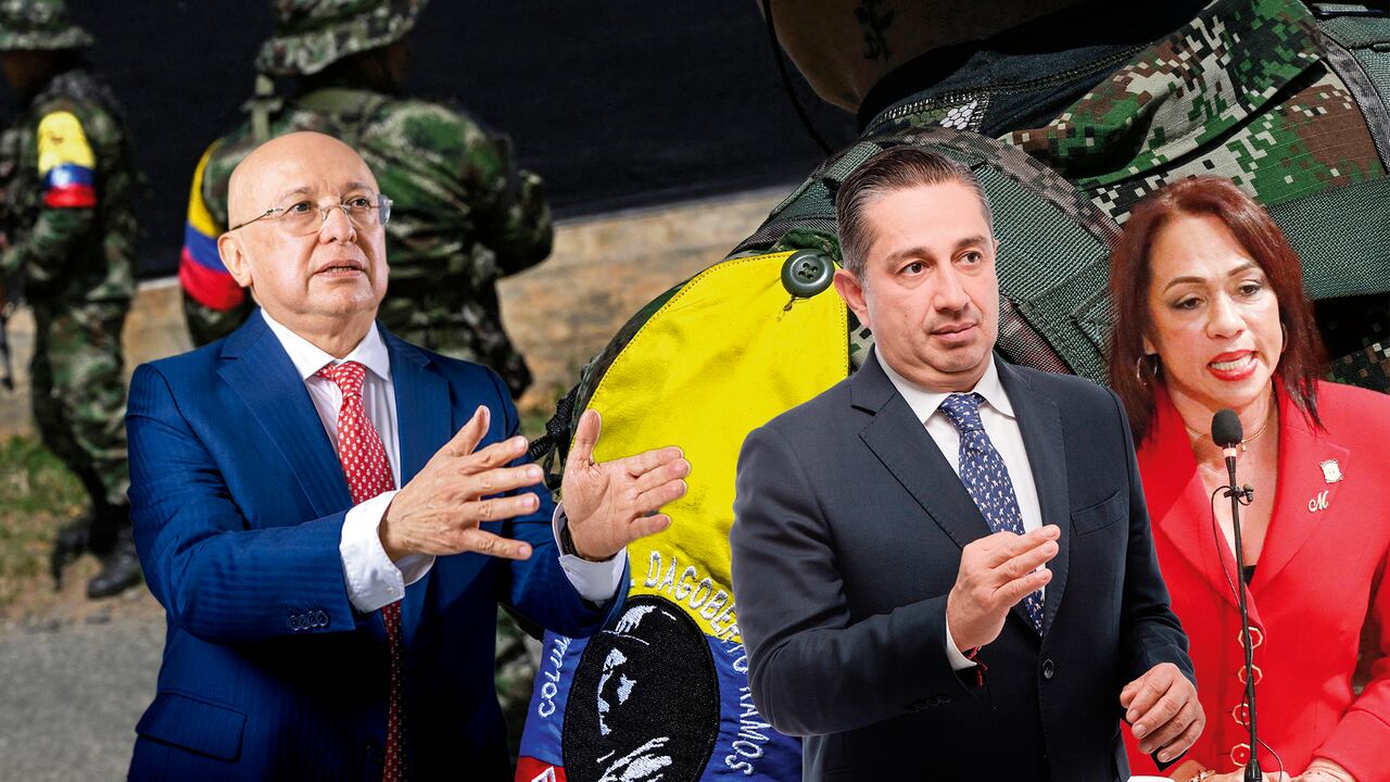 Eduardo Montealegre, Julio César Triana y Marelen Castillo.