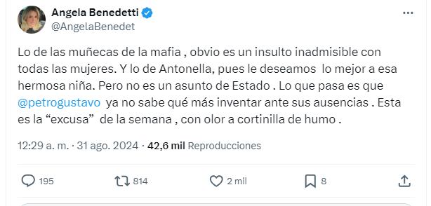 Trino de Ángela Benedetti.