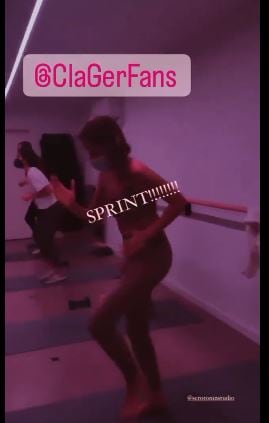 La catalana adora hacer ejercicio