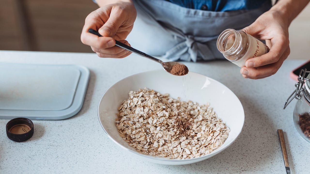 Avena y canela